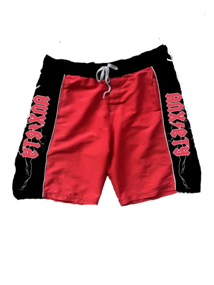 DROLAND MILLER RED LOGO SHORTS