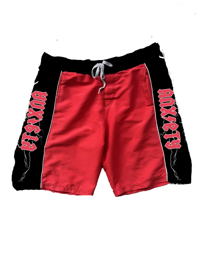 DROLAND MILLER RED LOGO SHORTS